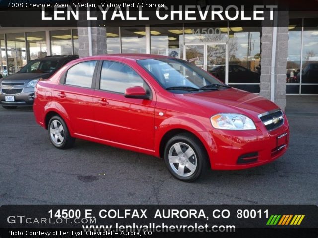 2008 Chevrolet Aveo LS Sedan in Victory Red