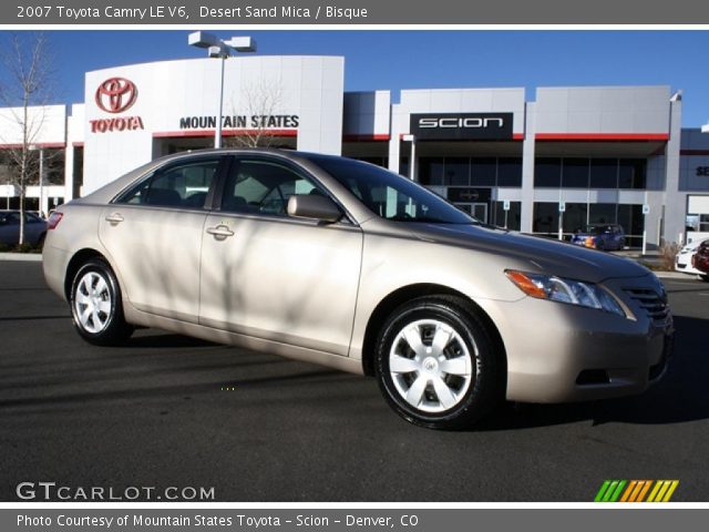 2007 Toyota Camry LE V6 in Desert Sand Mica