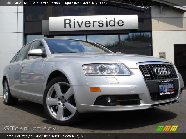 2008 Audi A6 3.2 quattro Sedan in Light Silver Metallic