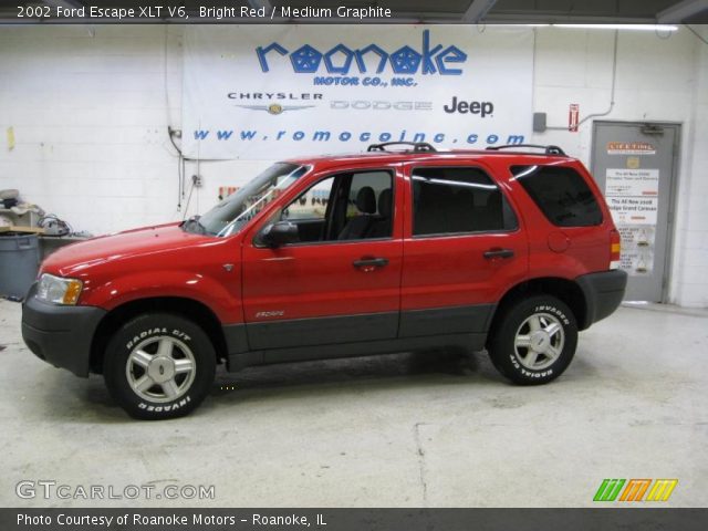2002 Ford Escape XLT V6 in Bright Red