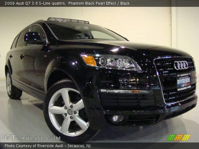 2009 Audi Q7 3.6 S-Line quattro in Phantom Black Pearl Effect