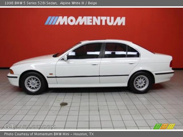 1998 BMW 5 Series 528i Sedan in Alpine White III