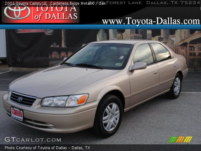 2001 Toyota Camry LE in Cashmere Beige Metallic