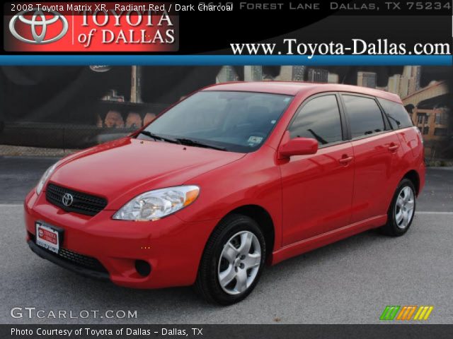 2008 Toyota Matrix XR in Radiant Red