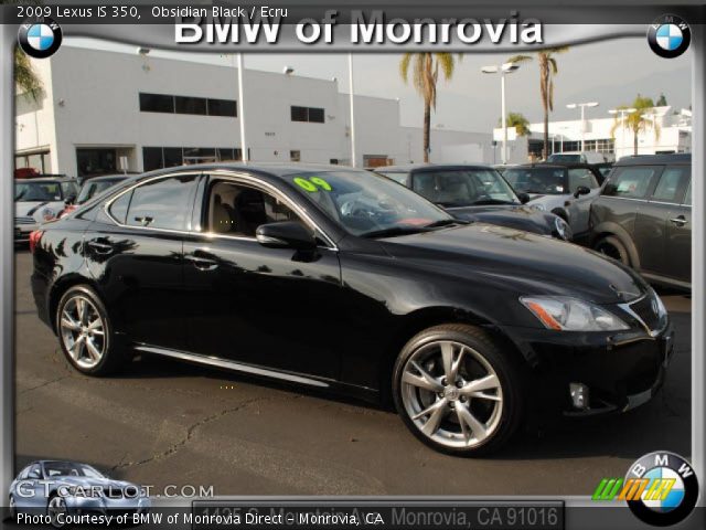 2009 Lexus IS 350 in Obsidian Black
