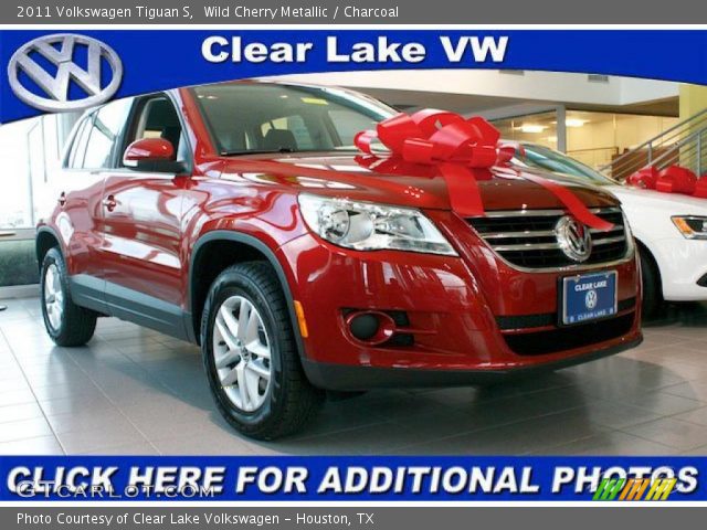2011 Volkswagen Tiguan S in Wild Cherry Metallic