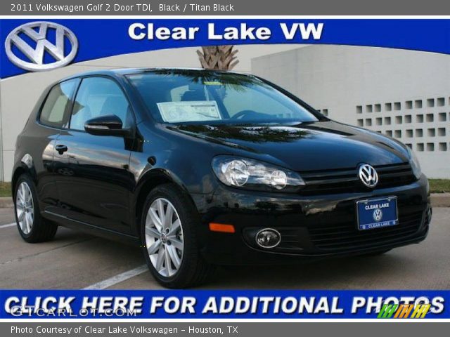 2011 Volkswagen Golf 2 Door TDI in Black