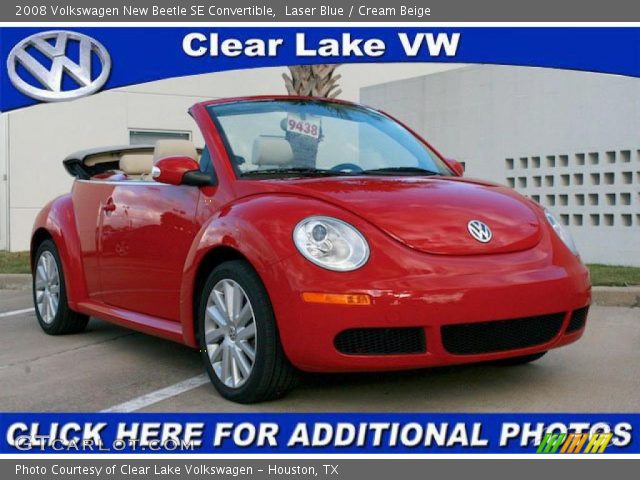 2008 Volkswagen New Beetle SE Convertible in Laser Blue