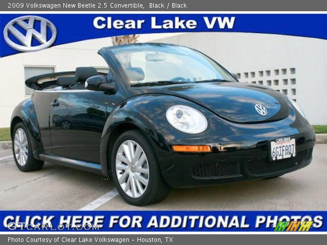 2009 Volkswagen New Beetle 2.5 Convertible in Black