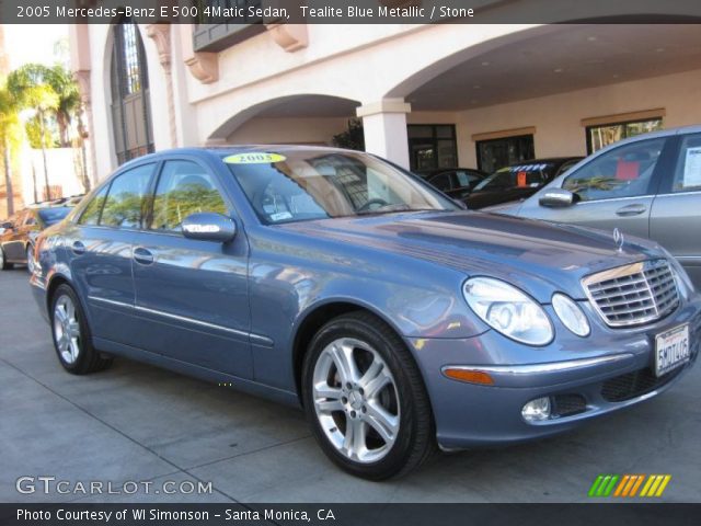 2005 Mercedes-Benz E 500 4Matic Sedan in Tealite Blue Metallic