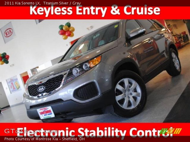 2011 Kia Sorento LX in Titanium Silver