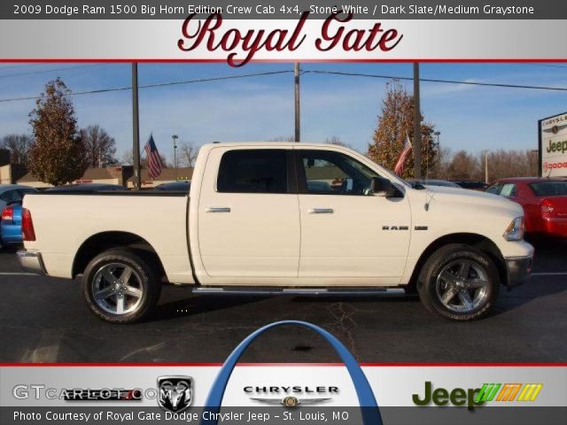 2009 Dodge Ram 1500 Big Horn Edition Crew Cab 4x4 in Stone White