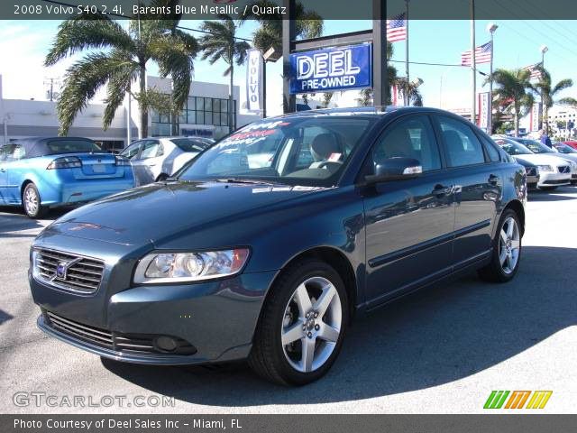 2008 Volvo S40 2.4i in Barents Blue Metallic