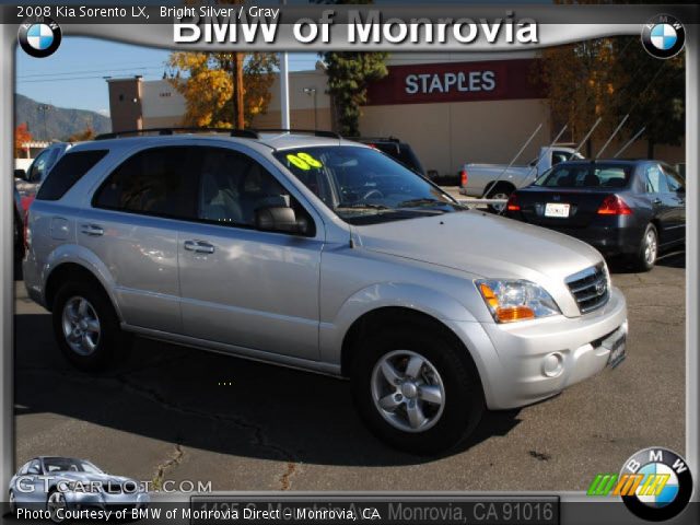 2008 Kia Sorento LX in Bright Silver