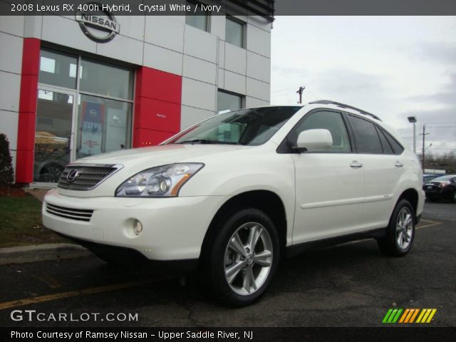 2008 Lexus RX 400h Hybrid in Crystal White