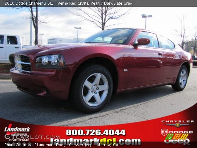 2010 Dodge Charger 3.5L in Inferno Red Crystal Pearl