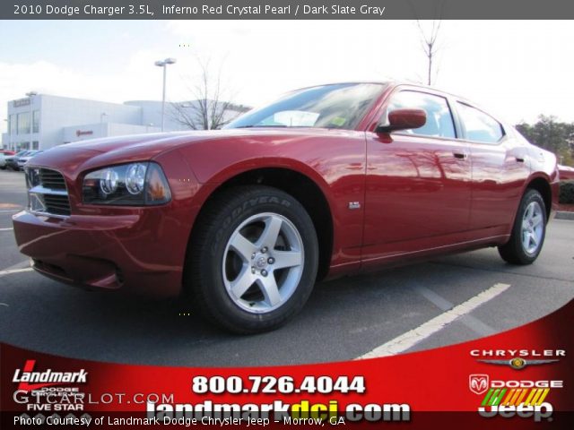 2010 Dodge Charger 3.5L in Inferno Red Crystal Pearl