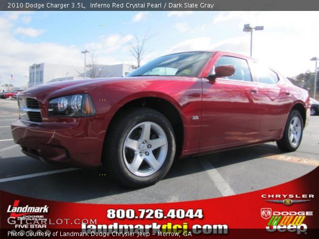 2010 Dodge Charger 3.5L in Inferno Red Crystal Pearl