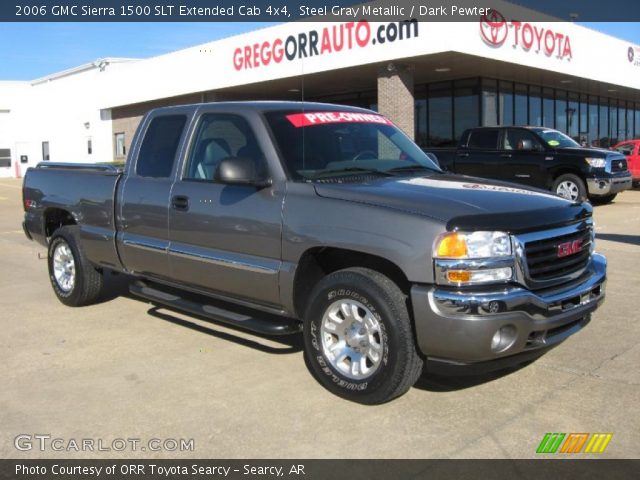 2006 GMC Sierra 1500 SLT Extended Cab 4x4 in Steel Gray Metallic