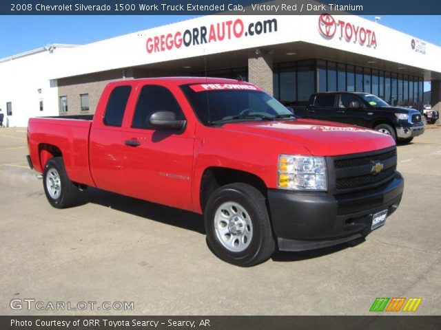 2008 Chevrolet Silverado 1500 Work Truck Extended Cab in Victory Red