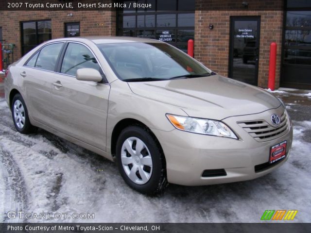 2007 Toyota Camry LE in Desert Sand Mica