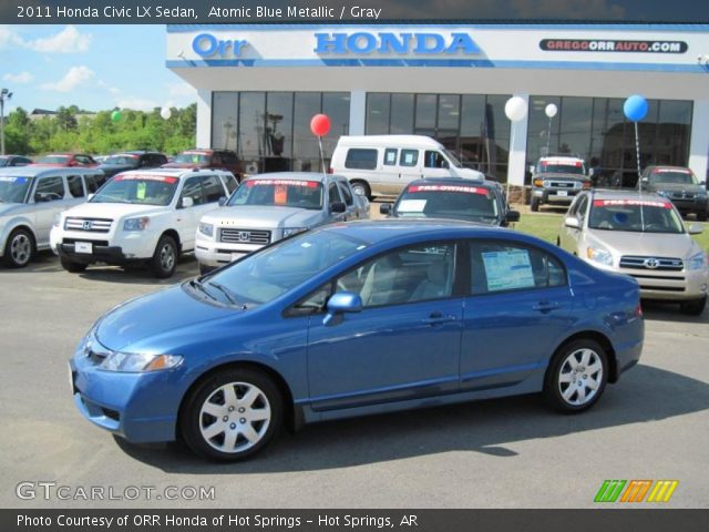 2011 Honda Civic LX Sedan in Atomic Blue Metallic