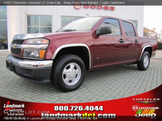 2007 Chevrolet Colorado LT Crew Cab in Deep Ruby Red Metallic