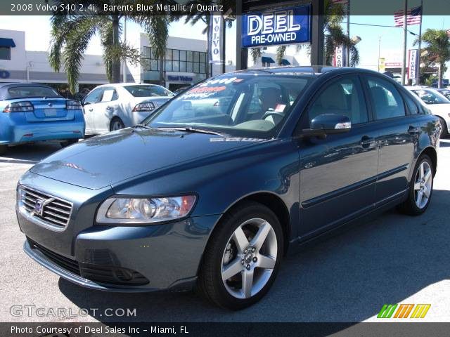 2008 Volvo S40 2.4i in Barents Blue Metallic