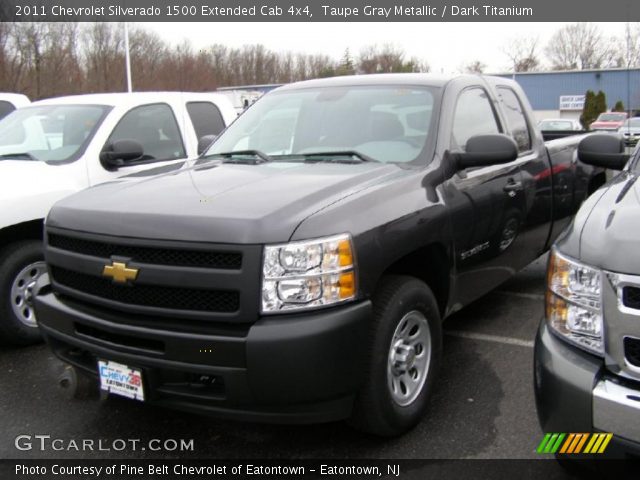 2011 Chevrolet Silverado 1500 Extended Cab 4x4 in Taupe Gray Metallic