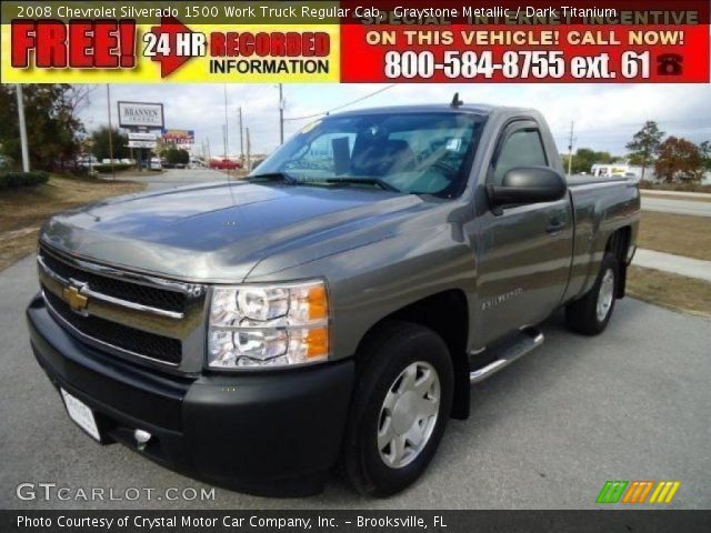 2008 Chevrolet Silverado 1500 Work Truck Regular Cab in Graystone Metallic