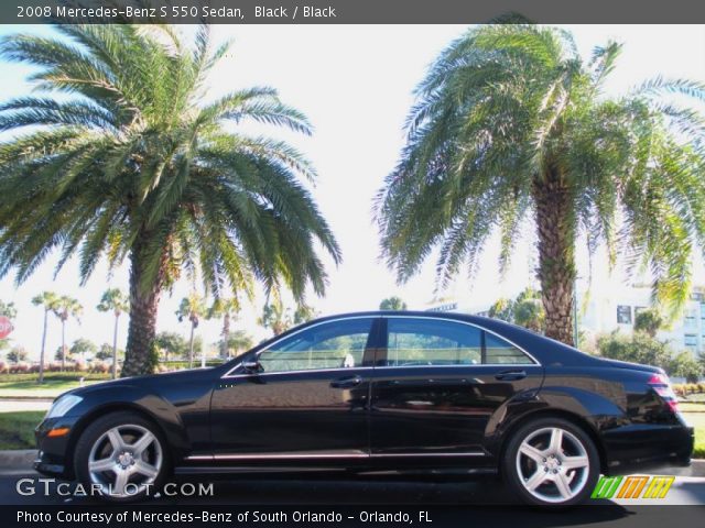 2008 Mercedes-Benz S 550 Sedan in Black