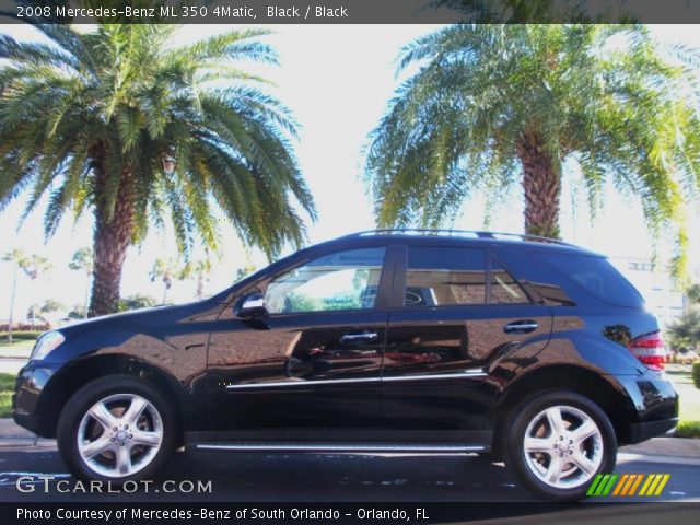 2008 Mercedes-Benz ML 350 4Matic in Black
