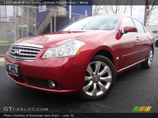 2007 Infiniti M 35x Sedan in Crimson Roulette Pearl
