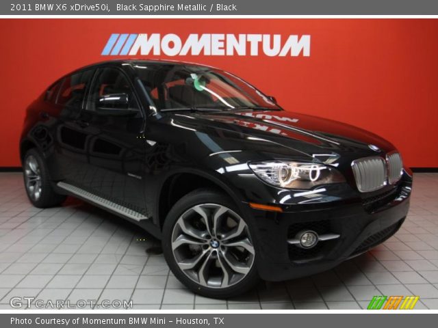 2011 BMW X6 xDrive50i in Black Sapphire Metallic