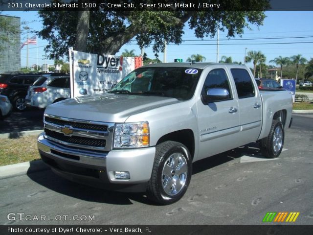 2011 Chevrolet Silverado 1500 LT Crew Cab in Sheer Silver Metallic