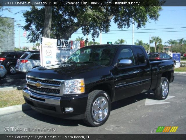 2011 Chevrolet Silverado 1500 LT Extended Cab in Black