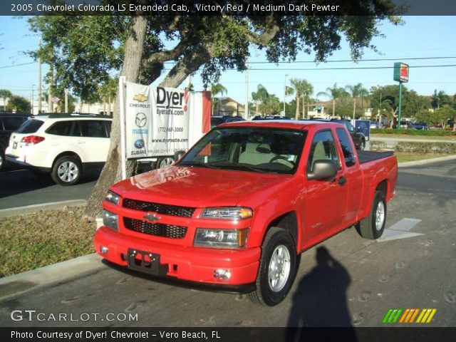 2005 Chevrolet Colorado LS Extended Cab in Victory Red