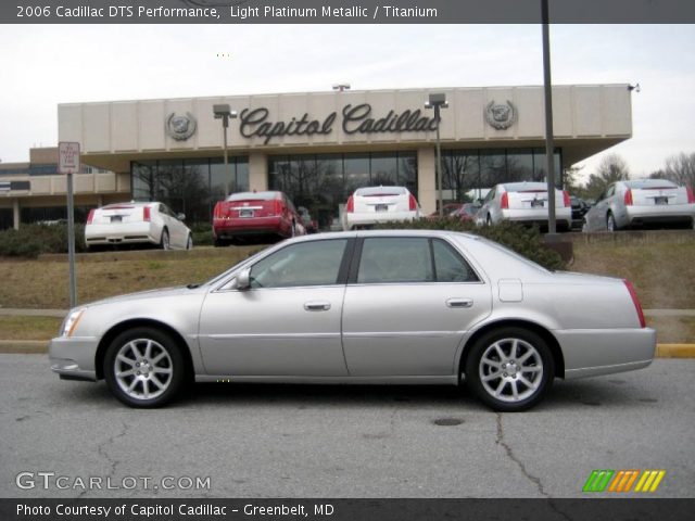 2006 Cadillac DTS Performance in Light Platinum Metallic