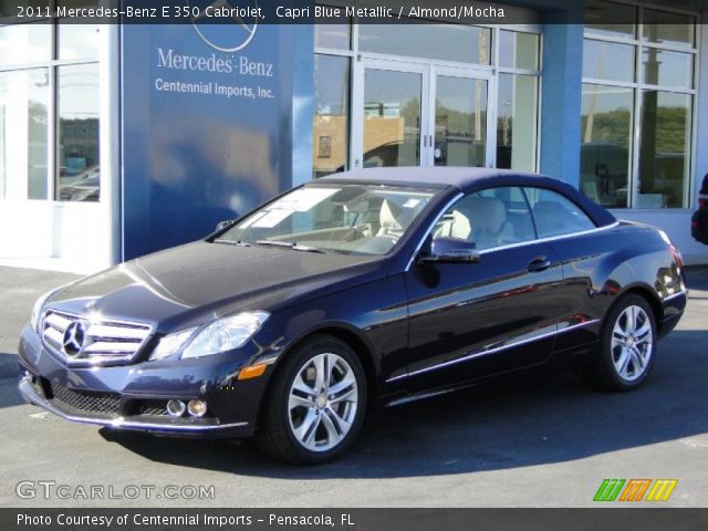 2011 Mercedes-Benz E 350 Cabriolet in Capri Blue Metallic