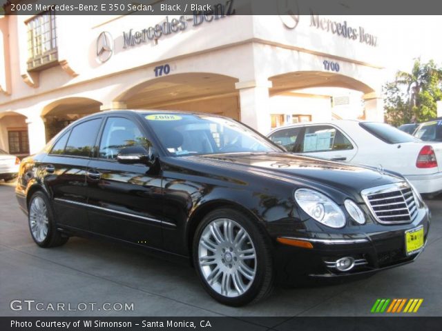 2008 Mercedes-Benz E 350 Sedan in Black