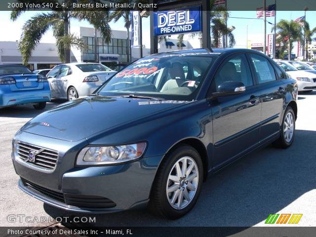 2008 Volvo S40 2.4i in Barents Blue Metallic