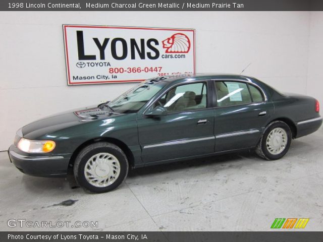 1998 Lincoln Continental  in Medium Charcoal Green Metallic