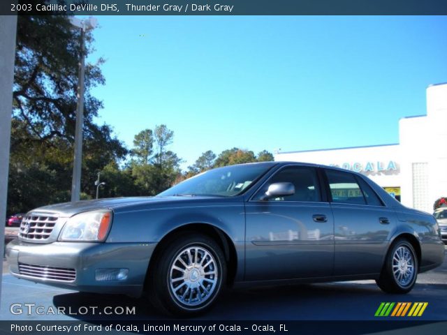 2003 Cadillac DeVille DHS in Thunder Gray