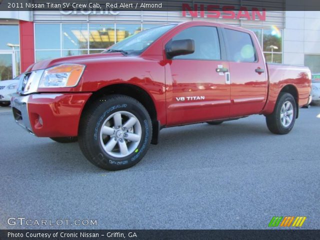 2011 Nissan Titan SV Crew Cab in Red Alert