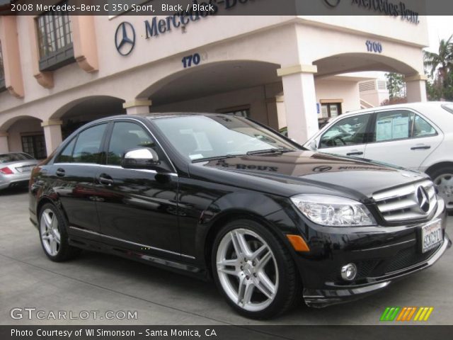 2008 Mercedes-Benz C 350 Sport in Black