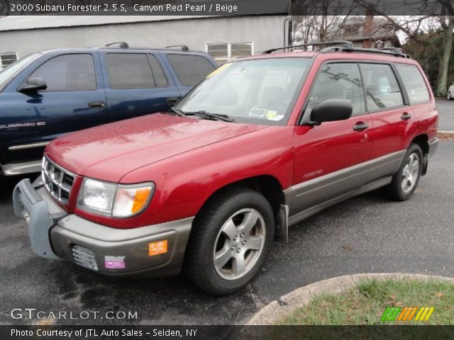 2000 Subaru Forester 2.5 S in Canyon Red Pearl