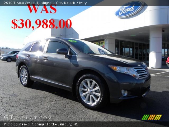 2010 Toyota Venza I4 in Magnetic Gray Metallic