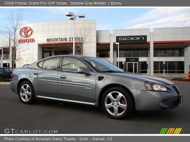 2008 Pontiac Grand Prix GXP Sedan in Shadow Gray Metallic