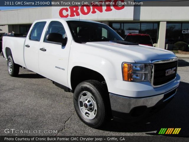 2011 GMC Sierra 2500HD Work Truck Crew Cab in Summit White