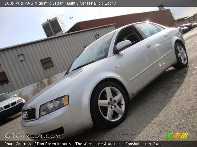 2005 Audi A4 3.0 quattro Sedan in Light Silver Metallic